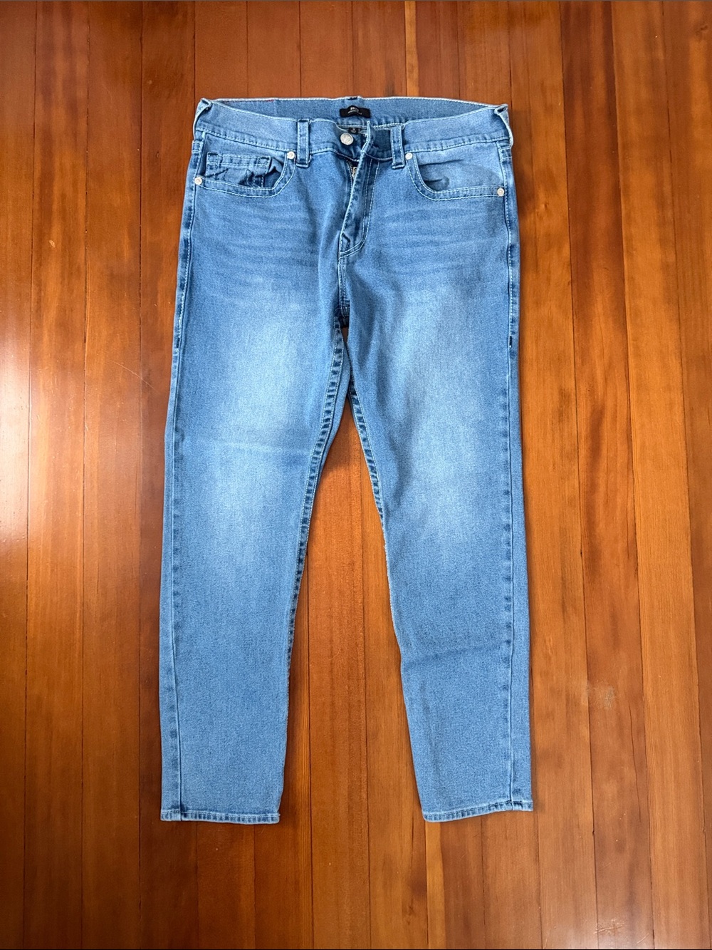 True Religion Slim Light Wash Blue Skinny Jeans